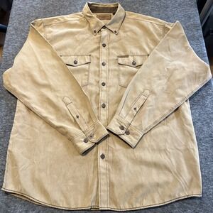 Clearwater Outfitters XL  Faux‎ Suede Color : Coyote Long Sleeve Ready To Wear